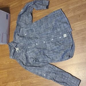 Polka Dot Chambray shirt